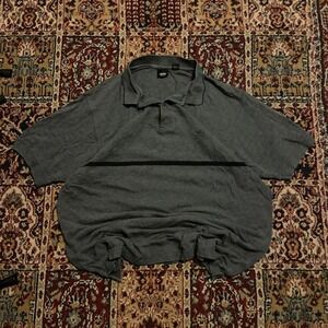 VTG 00s Mossimo logo embroidered striped‎ golf style rugby polo tee shirt L